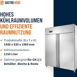 Réfrigérateur ECO 1300 GN Gastro-Industriel