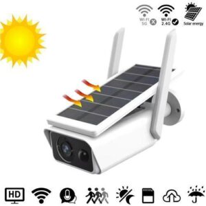 Caméra de Surveillance Solaire Sans Fil Wi-Fi (Solar WiFi Camera – IP66)