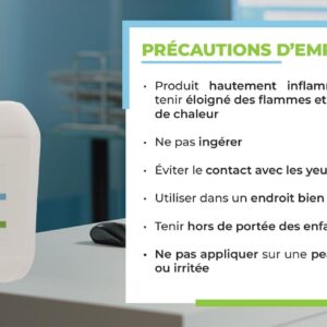 Solution hydroalcoolique pour les mains