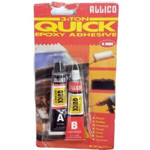 colle Quick Epoxy Adhesive 3 Ton AITEGO AB 64g – Adhésif sans clou K345009