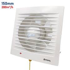 Extracteur d’Air / Ventilateur de Salle de Bain DOSPEL – 150 mm (6 pouces)