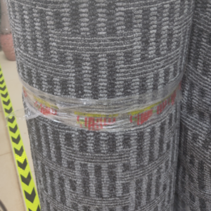 Tapis de Sol en Rouleau “Petit Ananas” Gris – 90 cm x 15 m