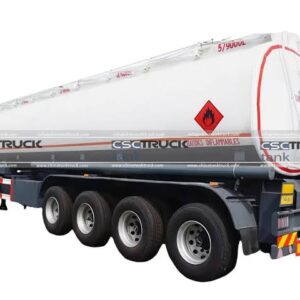 Semi-Remorque Citerne à Carburant 4 Essieux – 45 000 Litres – 5 Compartiments (Prix CIF)