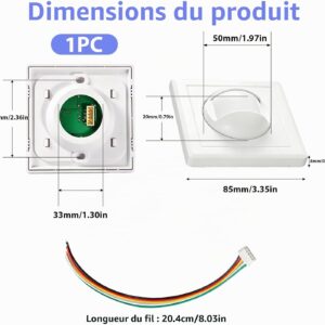 Détecteur de Mouvement Intérieur Encastrable – 160° Portée 9m