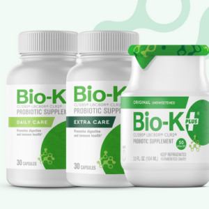 Bio-K+ Daily Care+ (Soins Quotidiens+) 50 Milliards de UFC (30 capsules) Probiotic