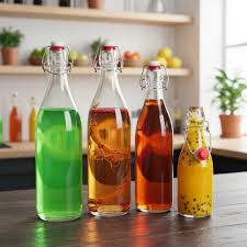 Bouteille en Verre avec Bouchon à Clip